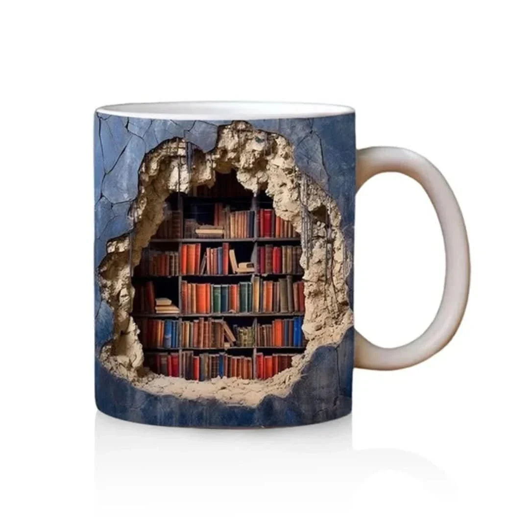 Skorter | 3d-Book Shelf Mug