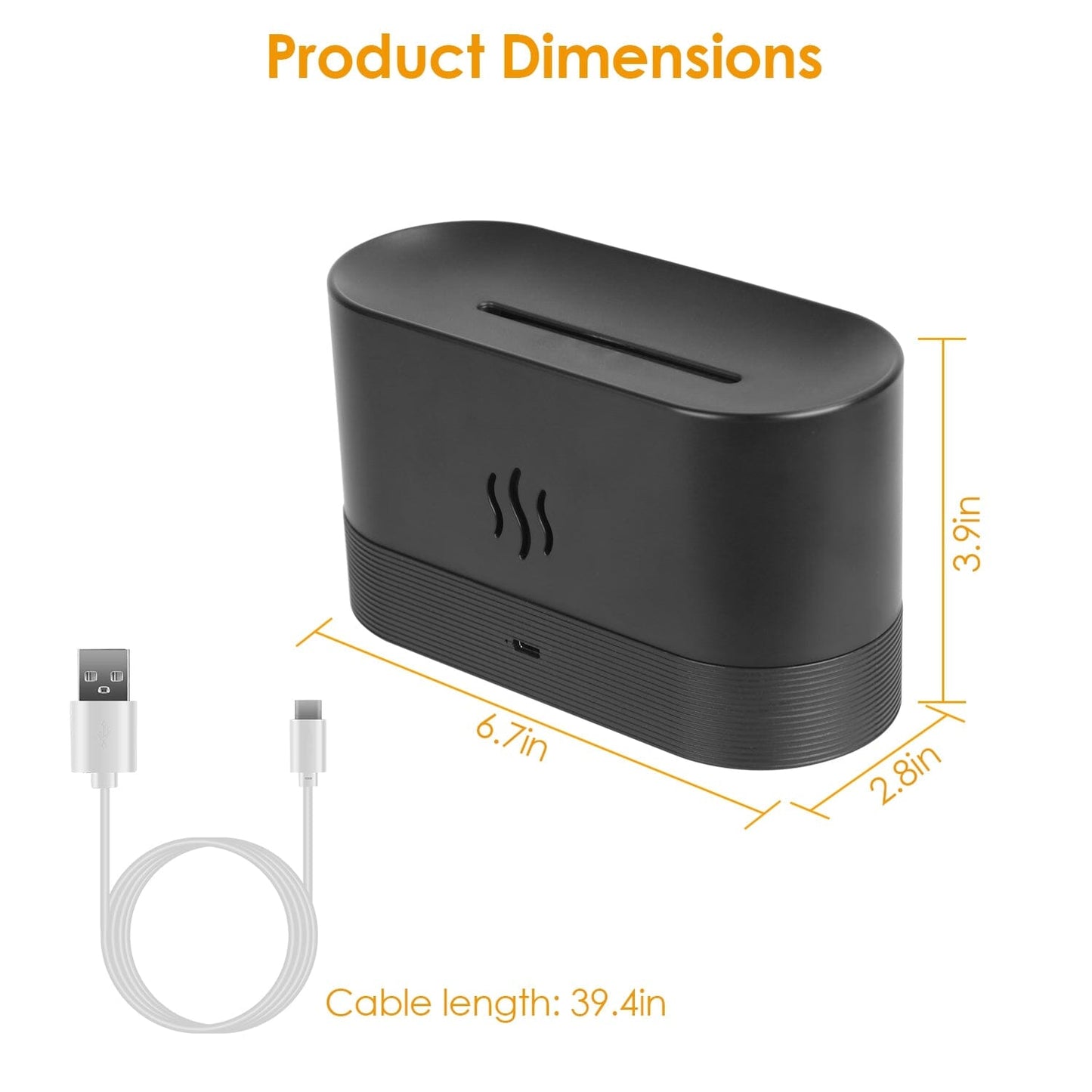 Skorter | 3D Flame Humidifier