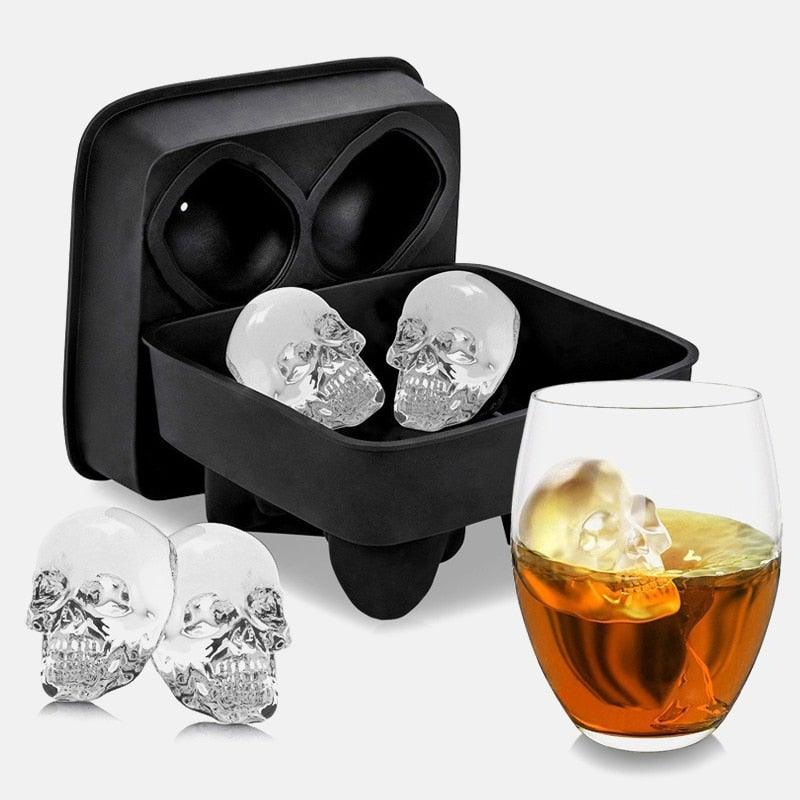Skorter | 3D Skull Ice Cube Mold