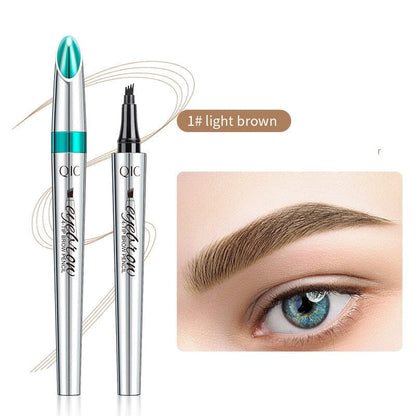 3D Waterproof Microblading Eyebrow Pen 4 Fork Tip Tattoo Pencil - SKØRTER