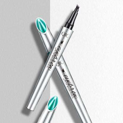 3D Waterproof Microblading Eyebrow Pen 4 Fork Tip Tattoo Pencil - SKØRTER