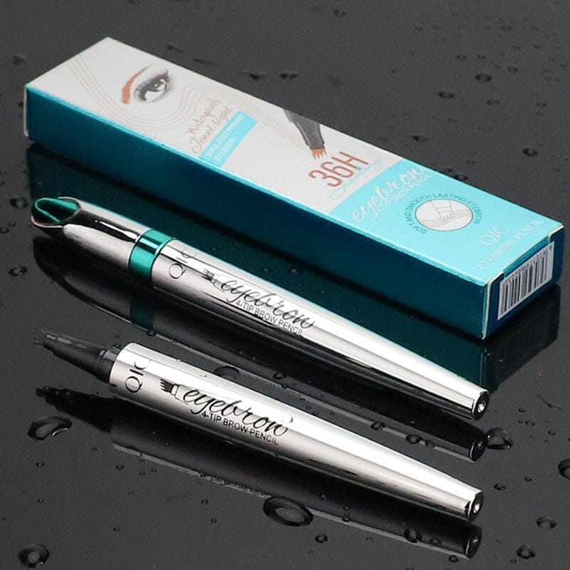 3D Waterproof Microblading Eyebrow Pen 4 Fork Tip Tattoo Pencil - SKØRTER