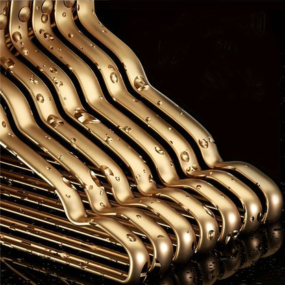 Skorter | Brass Clothes Hangers | Premium, Durable & Ideal for Luxury Garments in Your Wardrobe