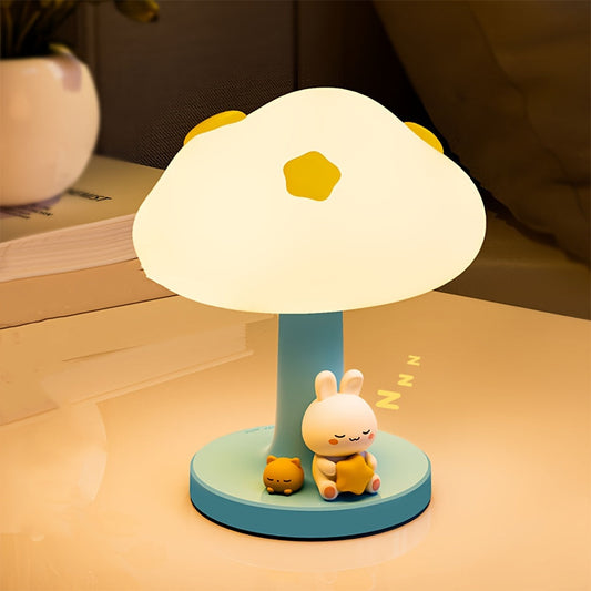 Skorter | CozyCloud - USB Rechargeable Silicone Table Lamp with Dimmable LED Lighting