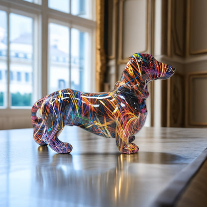 Skorter | Dachshund Delight – Colourful Dachshund Ornament for a Playful Touch at Home