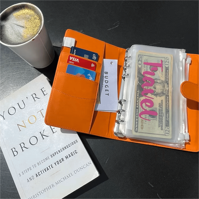 Skorter | Budget Binder Book With Cash Envelopes