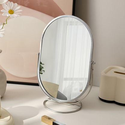Skorter | 360° Rotating Makeup Mirror – Iron Frame, Compact and Portable, No Power Needed