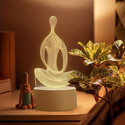 Skorter | ZenLight - 3D Yoga Night Lamp with USB Connection