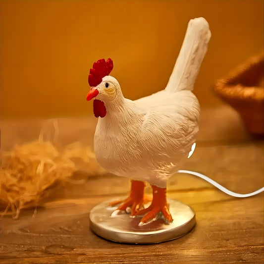 Skorter | EggGlow - Lifelike Chicken Egg Lamp with USB LED Lighting and 3D Design
