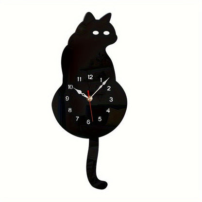 Skorter | SwingTail - Swingtail Cat Wall Clock with Silent Mechanism