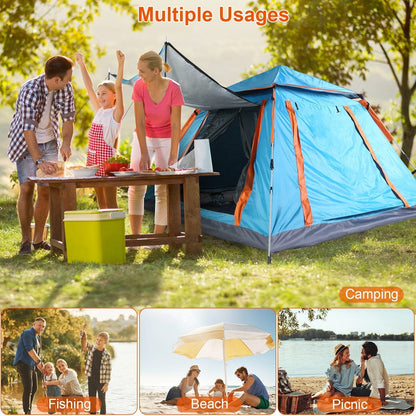 Skorter | 4-5 Person Camping Tent Outdoor Foldable Waterproof Tent