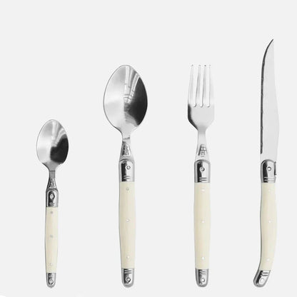 Skorter | IvoryElegance – Luxury Laguiole Cutlery Set with Timeless Style
