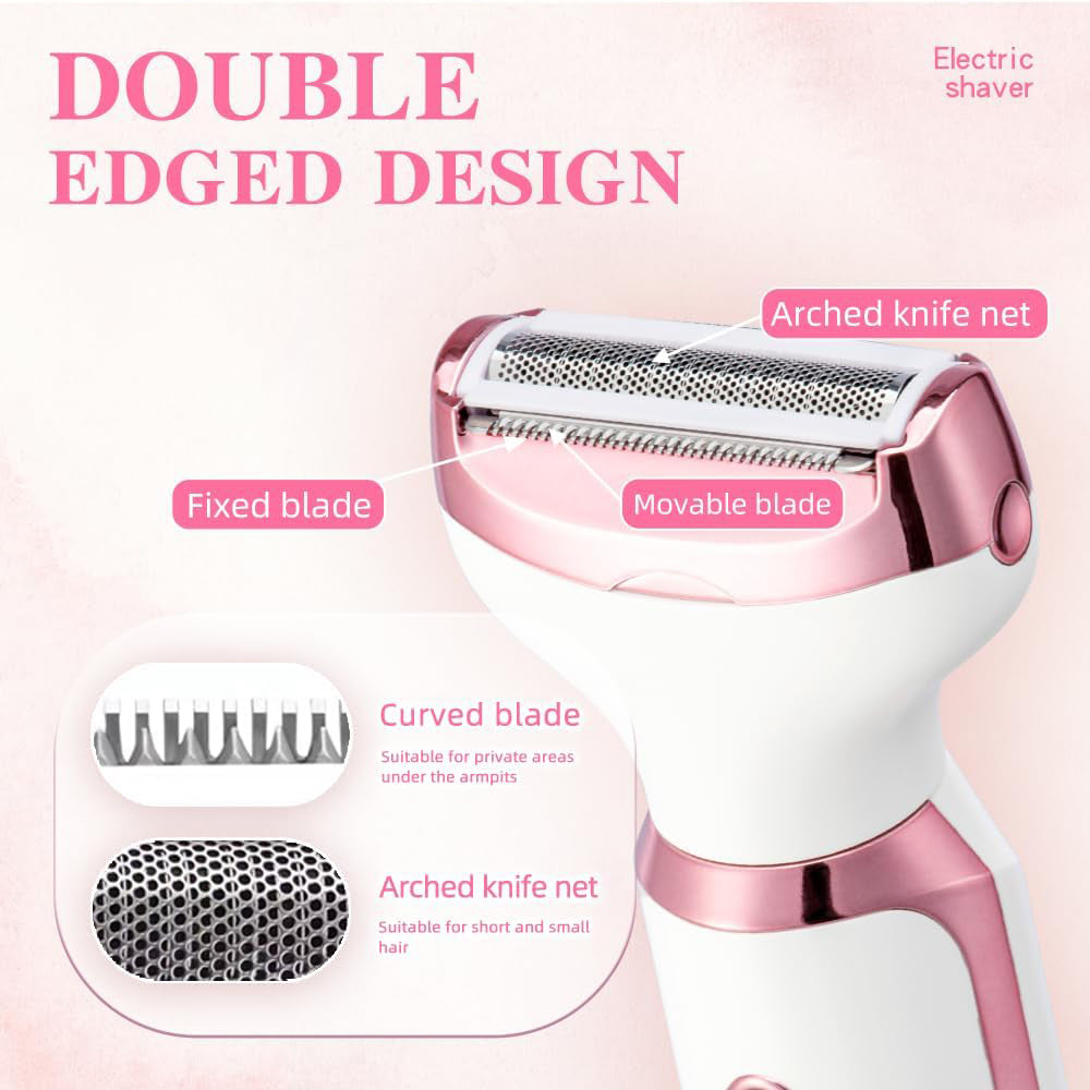 Skorter | 4-in-1 Rechargeable Electric Shaver for Women