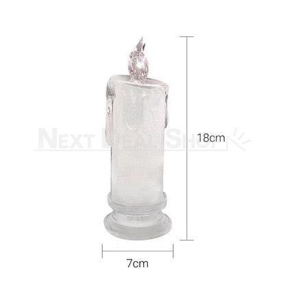Skorter | 4 Pcs - Elegant LED Warm White Crystal Centerpiece Light