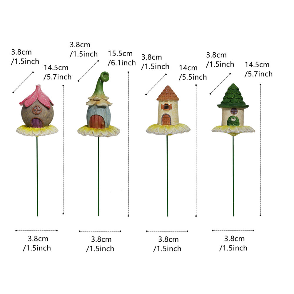 Skorter | 4 Pcs - Mini Fehus Garden Stake