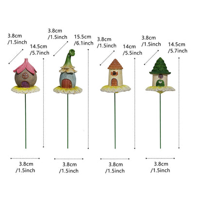 Skorter | 4 Pcs - Mini Fehus Garden Stake