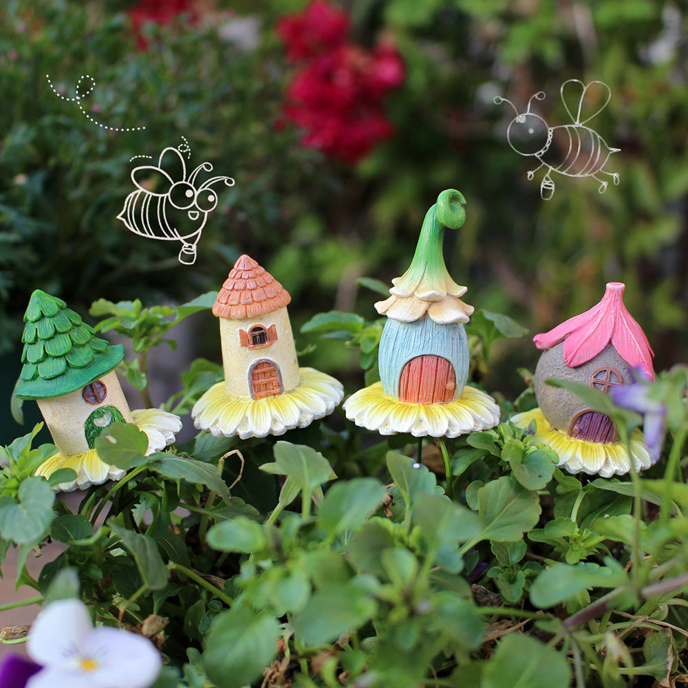 Skorter | 4 Pcs - Mini Fehus Garden Stake