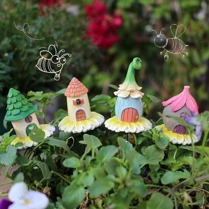 Skorter | 4 Pcs - Mini Fehus Garden Stake