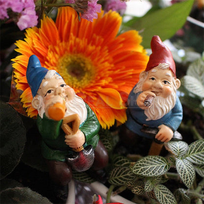 Skorter | 4 pcs Resin Gnome Garden Decoration