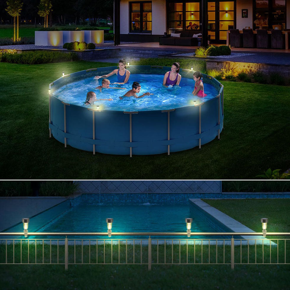 Skorter | 4 Pcs - Solar Powered Diamond Light with Adjustable Strap