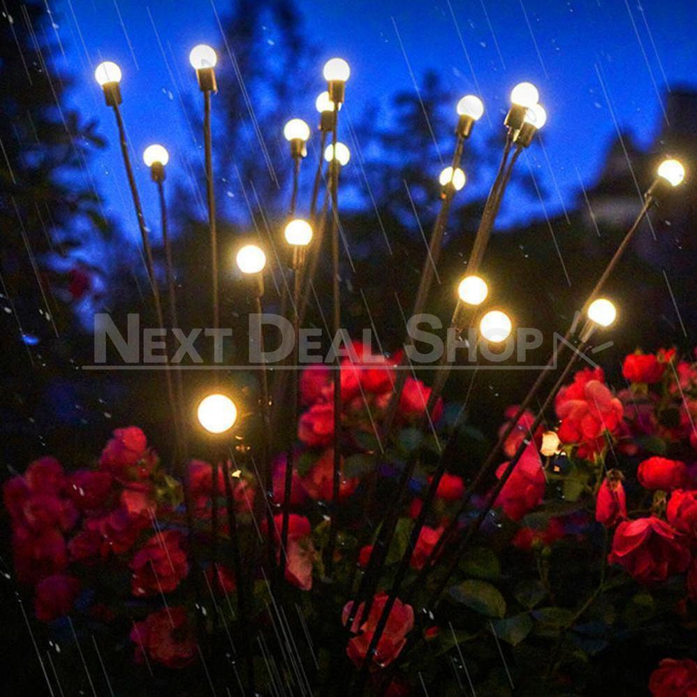 Skorter | 4 Pcs - Solar Powered LED Sparkling Stake Light