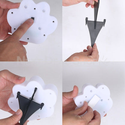 Skorter | 4 Pcs - Solar Powered Paw Print Tray Light