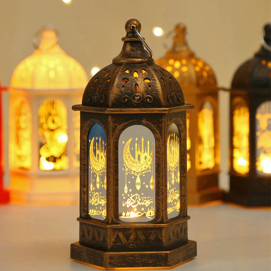 Skorter | RamadanGlow - LED Ramadan Lantern – Vintage Decorative Lamp with Warm Light