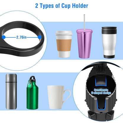 Skorter | 4-in-1 Car Cup Holder Tray Table