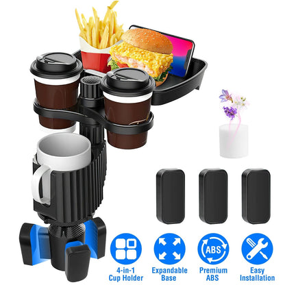 Skorter | 4-in-1 Car Cup Holder Tray Table