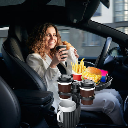 Skorter | 4-in-1 Car Cup Holder Tray Table