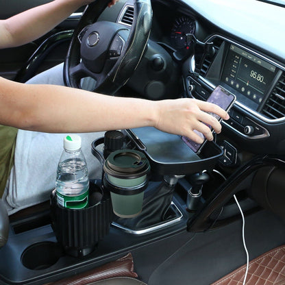 Skorter | 4-in-1 Car Cup Holder Tray Table