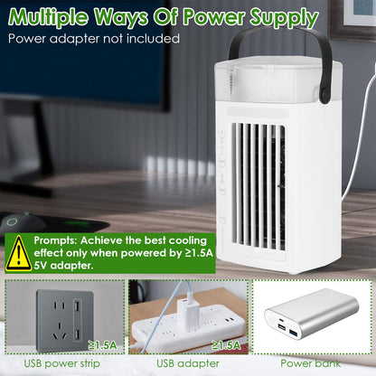 Skorter | 4-in-1 Steam-Generating Water Cooler Water Mist Cooling Fan