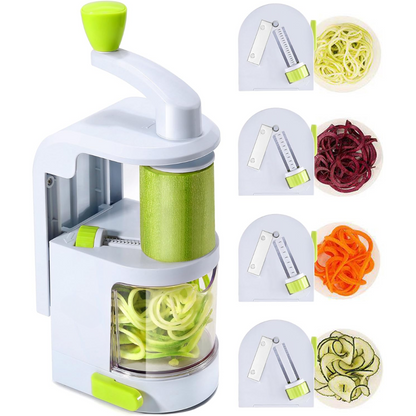 Skorter | 4-in-1 Heavy Vegetable Spiralizer with Strong Suction Cup