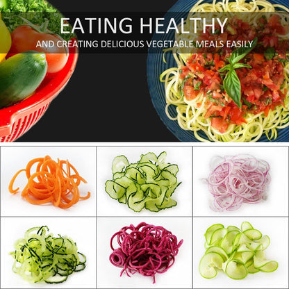 Skorter | 4-in-1 Heavy Vegetable Spiralizer with Strong Suction Cup