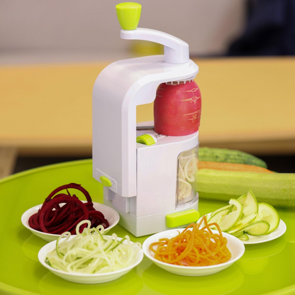 Skorter | 4-in-1 Heavy Vegetable Spiralizer with Strong Suction Cup