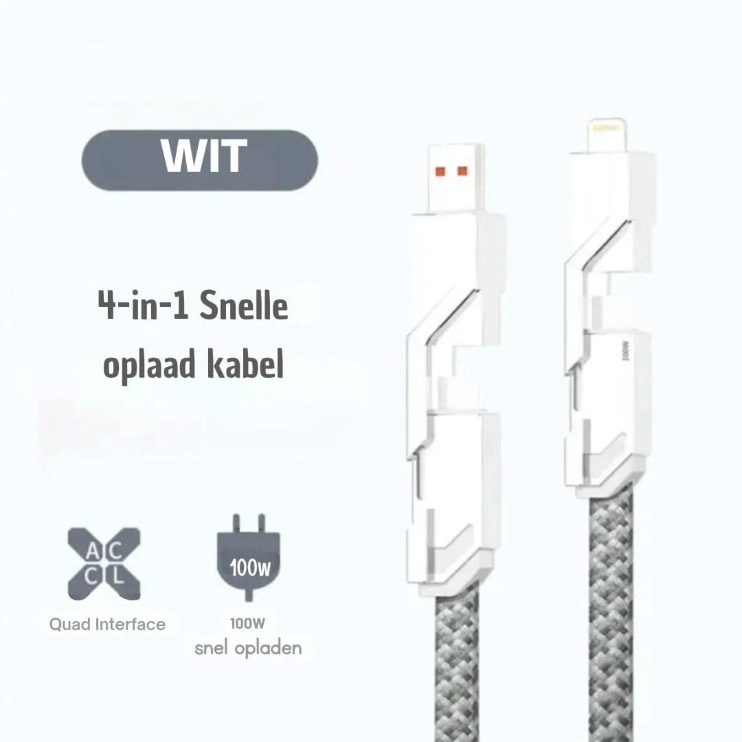 Skorter | 4-in-1 Multi-Cable | Anti-Twirling Charging Cable