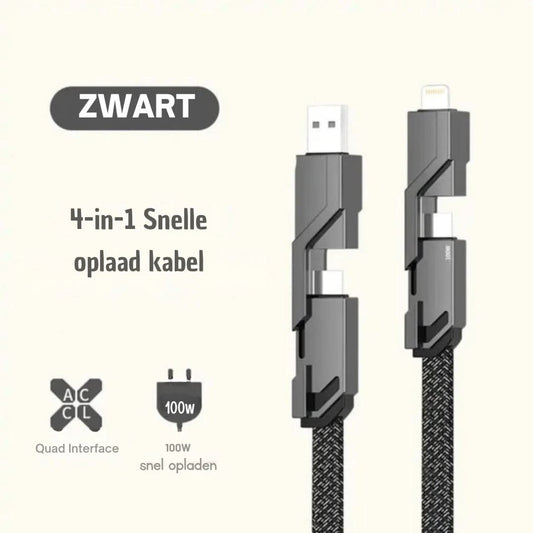 Skorter | 4-in-1 Multi-Cable | Anti-Twirling Charging Cable