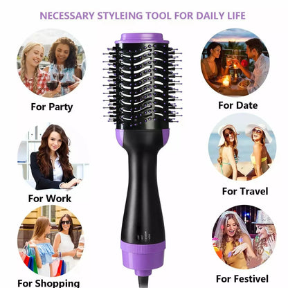 Skorter | 4-in-1 Negative Ion Hot Hair Dryer Brush, ASOGO One Step Hair Dryer & Volumizer