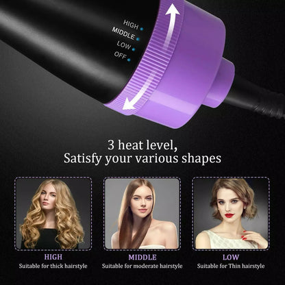 Skorter | 4-in-1 Negative Ion Hot Hair Dryer Brush, ASOGO One Step Hair Dryer & Volumizer
