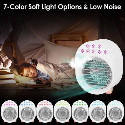 Skorter | 4-in-1 Portable Mini Desk Water Mist Cooling Air Conditioner