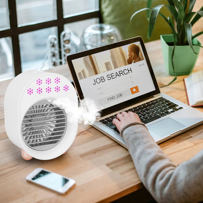 Skorter | 4-in-1 Portable Mini Desk Water Mist Cooling Air Conditioner