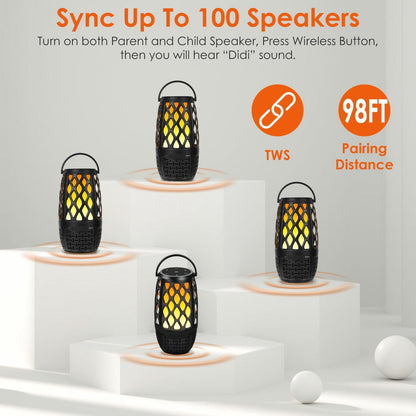 Skorter | 4-in-1 Wireless 5.3 IPX5 Waterproof Outdoor Speaker