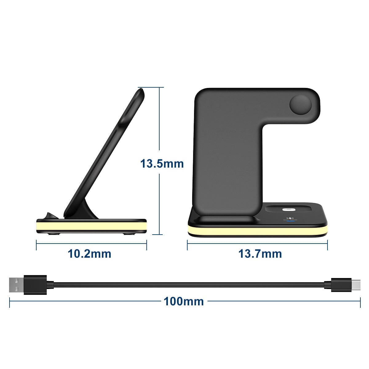 Skorter | 4-in-1 Wireless Charging Mat with Night Light