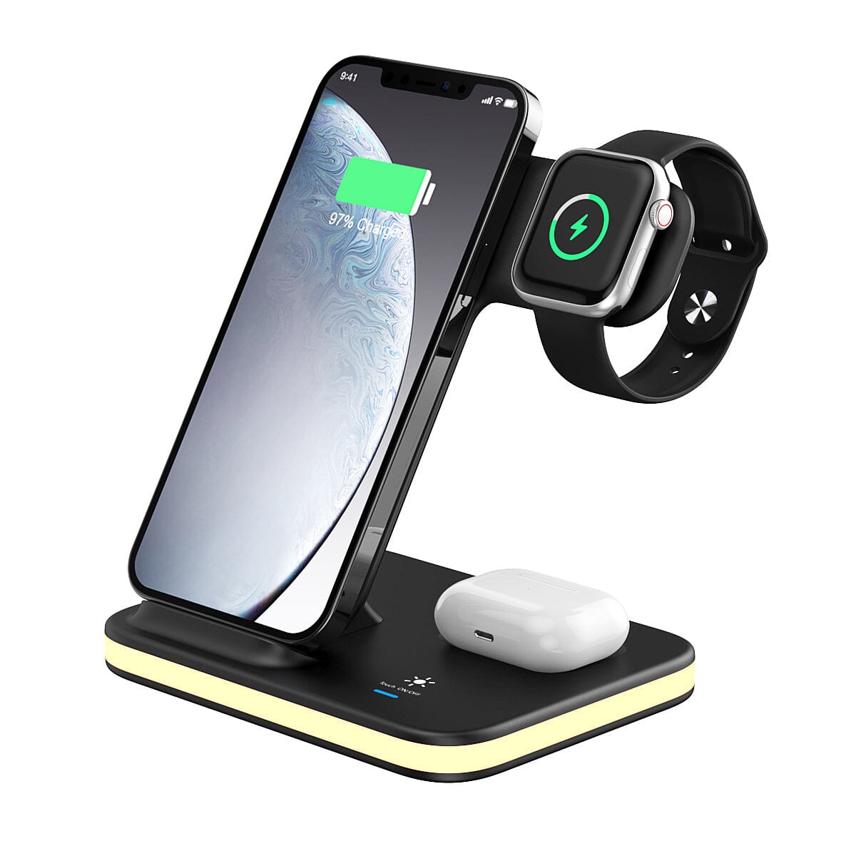 Skorter | 4-in-1 Wireless Charging Mat with Night Light