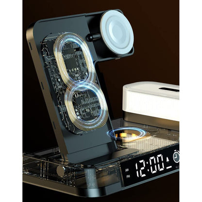 Skorter | 4-in-1 Wireless Charging Station with LED Night Light
