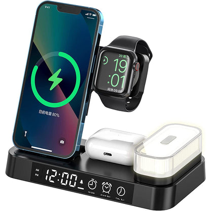 Skorter | 4-in-1 Wireless Charging Station with LED Night Light