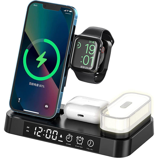 Skorter | 4-in-1 Wireless Charging Station with LED Night Light