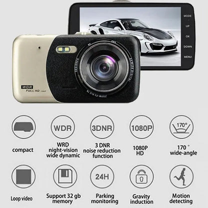 Skorter | 4 Inch FHD Screen Car Camera Car Dash Cam