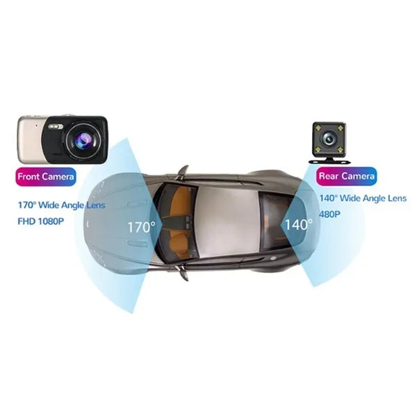 Skorter | 4 Inch FHD Screen Car Camera Car Dash Cam