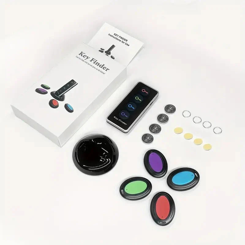 Skorter | 4-Button Finder with LED flashlight: Find the keys, wallet, and remote control effortlessly